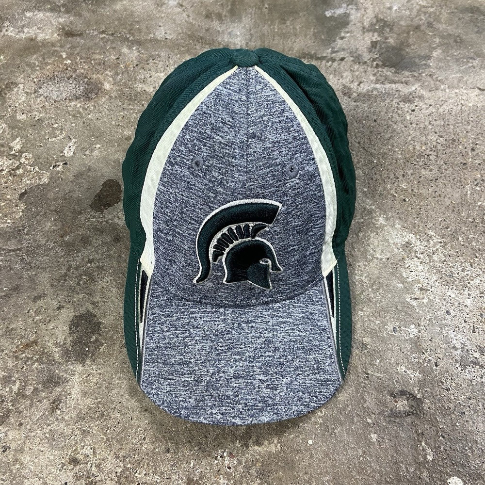 Captivating Hardware Michigan State University Cap Strap Back Adjustable Green